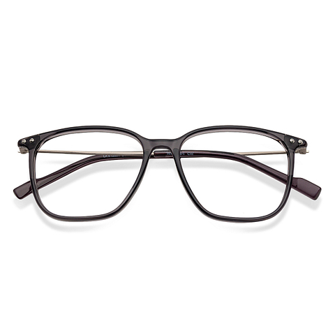 Lenskart Air Online Gray Transparent Full Rim Square left side