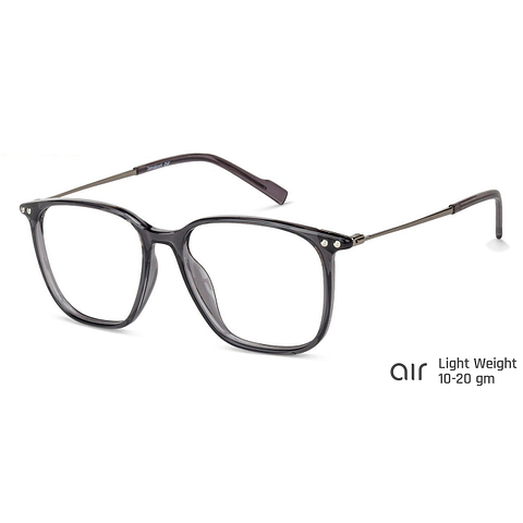 Lenskart Air Online Gray Transparent Full Rim Square right side