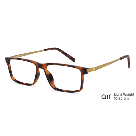 Lenskart Air Online Light Brown Full Rim Rectangle left side