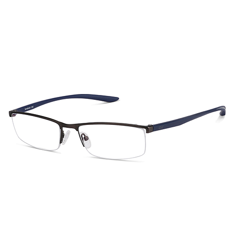 Lenskart Air Online Grey Half Rim Rectangle left side