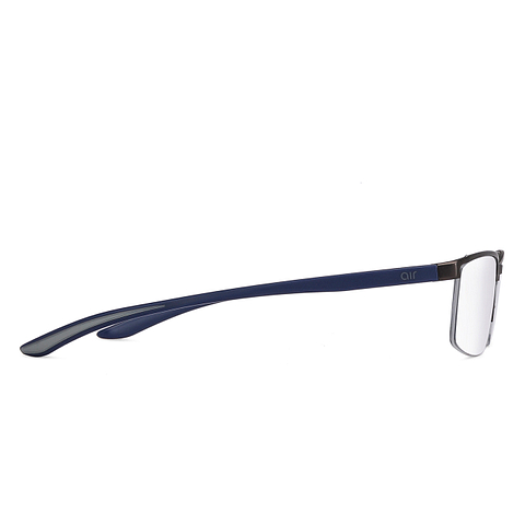 Lenskart Air Online Grey Half Rim Rectangle left side