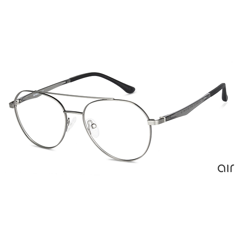 Lenskart Air Online Mid Gunmetal Full Rim Aviator right side