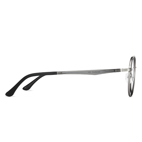 Lenskart Air Online Mid Gunmetal Full Rim Aviator right side
