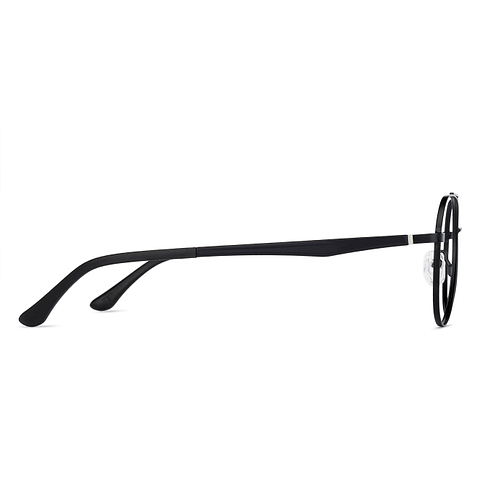 Lenskart Air Online Black Full Rim Aviator right side