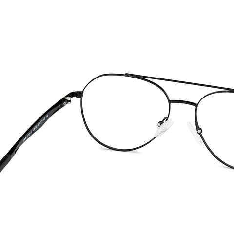 Lenskart Air Online Black Full Rim Aviator left side