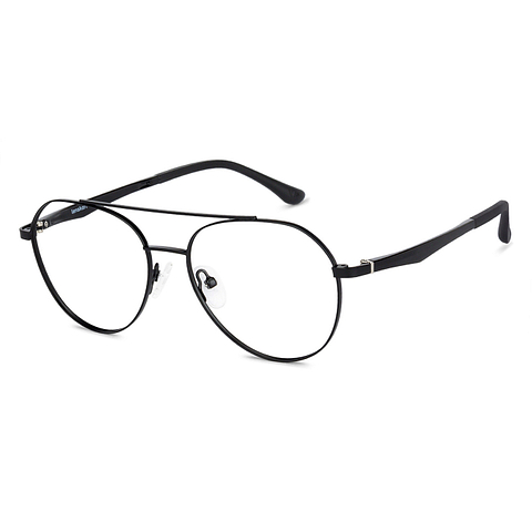 Lenskart Air Online Black Full Rim Aviator right side