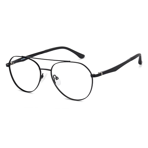 Lenskart Air Online Black Full Rim Aviator right side