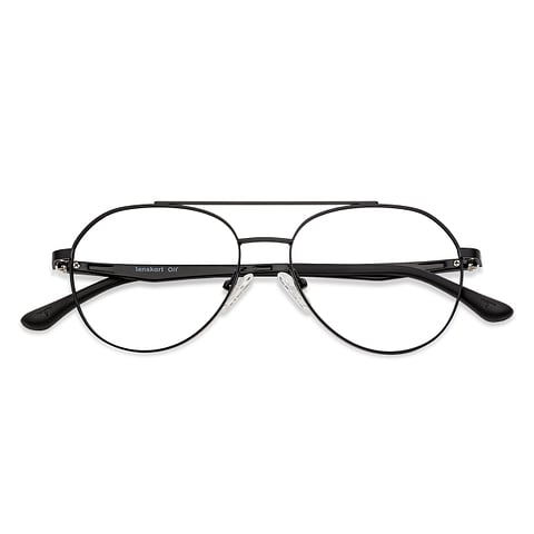 Lenskart Air Online Black Full Rim Aviator right side
