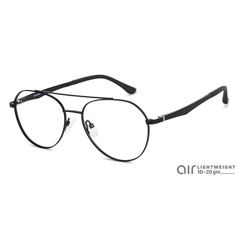 Lenskart Air Online Black Full Rim Aviator right side