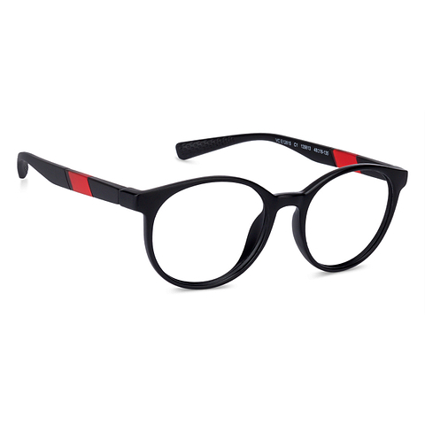 Lenskart Air Online Black Full Rim Round left side