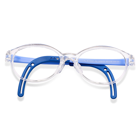 Hooper Online Crystal Transparent Full Rim Round left side