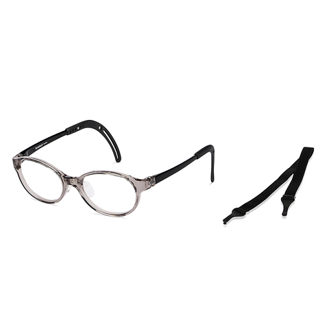 Hooper Online Gray Transparent Full Rim Round right side