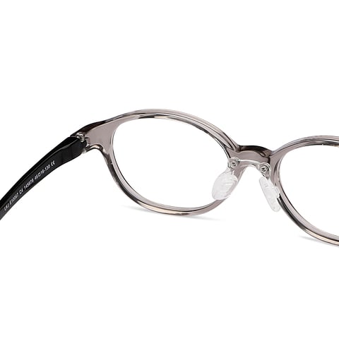 Hooper Online Gray Transparent Full Rim Round right side