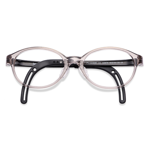 Hooper Online Gray Transparent Full Rim Round left side