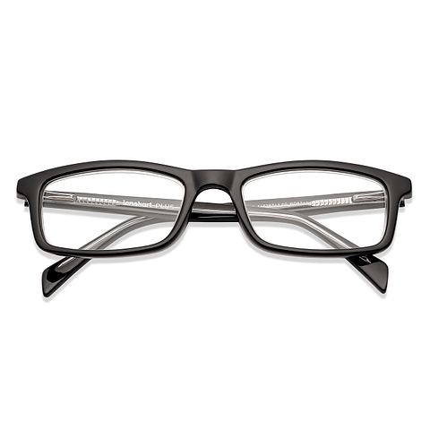 Lenskart READERS Black Black Full Rim Rectangle Lenskart READERS LP E11058 Only for 1 Prefitted Powers left side