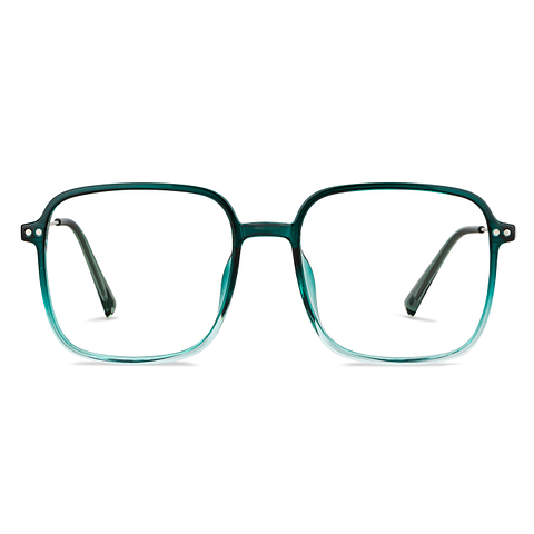 Lenskart Air Online Green Transparent Full Rim Square right side