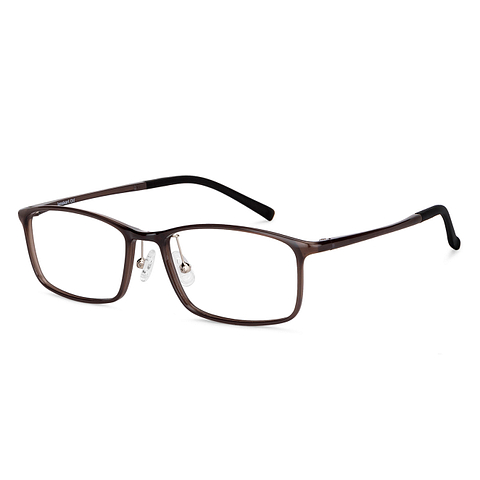 Lenskart Air Online Gray Transparent Full Rim Rectangle left side