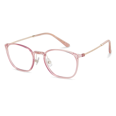 Lenskart Air Pink Full Rim Square left side