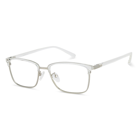 Lenskart Air Online Silver Full Rim Square left side