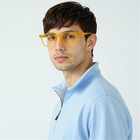 Lenskart Hustlr Amber Full Rim Square right side