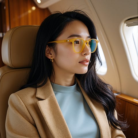 Lenskart Hustlr Amber Full Rim Square left side