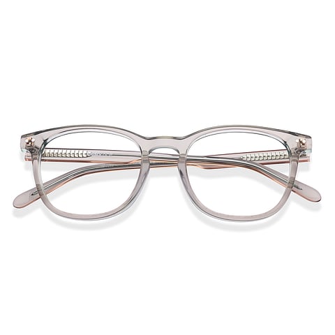 Lenskart Hustlr Ash grey-Ace Full Rim Square left side