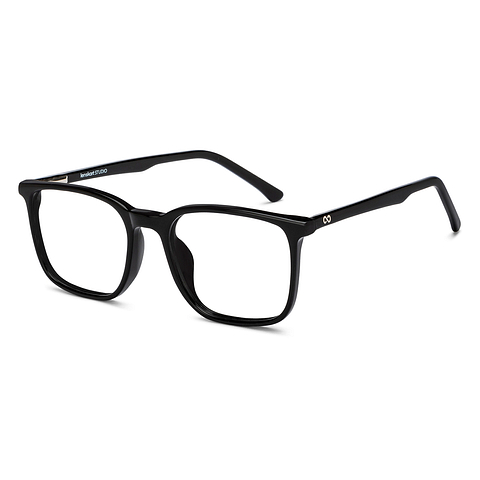 Lenskart Studio Online Black Full Rim Square left side