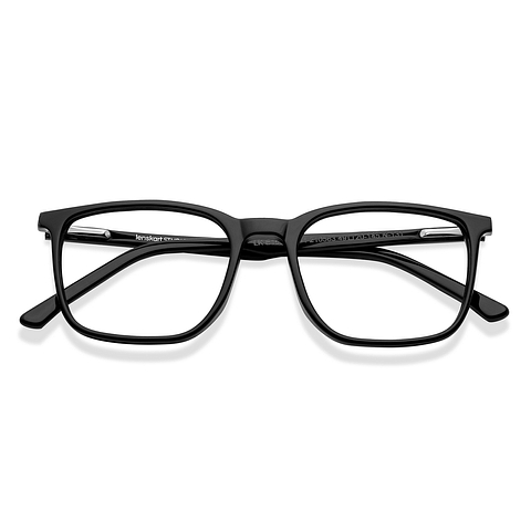 Lenskart Studio Online Black Full Rim Square left side