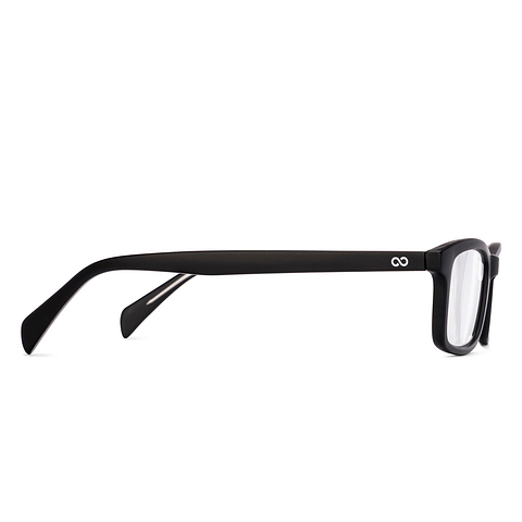 Lenskart READERS Black Black Full Rim Rectangle Lenskart READERS LR E11058 Only for 1 5 Prefitted Powers left side