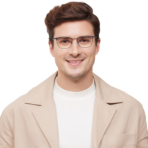 Lenskart Air Black Full Rim Rectangle right side