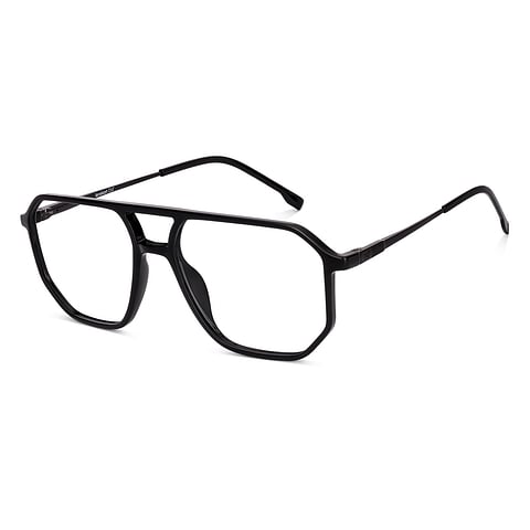 Lenskart Air Black Full Rim Geometric left side