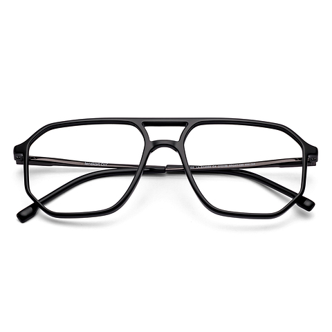 Lenskart Air Black Full Rim Geometric left side