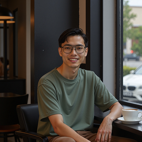 Lenskart Black Full Rim Aviator left side