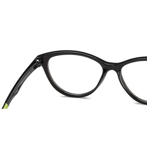 Lenskart Air Online Black Full Rim Cat Eye right side