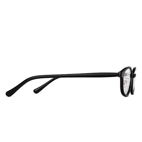 Lenskart Air Online Black Full Rim Round left side