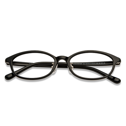 Lenskart Air Online Black Full Rim Round left side