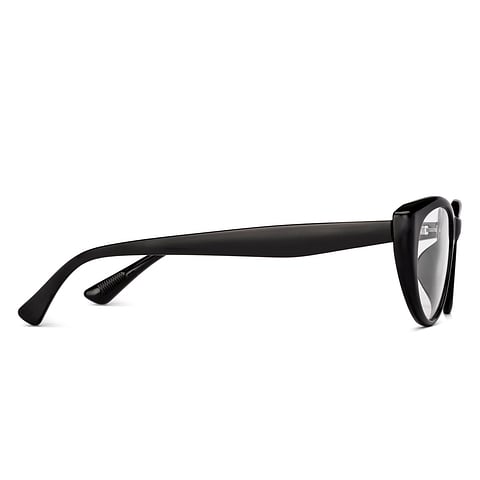 Lenskart Air Black Full Rim Cat Eye left side