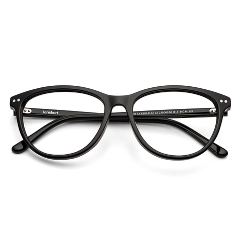 Lenskart Black Full Rim Cat Eye left side