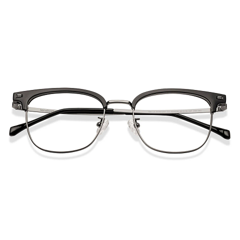 Lenskart Black Full Rim Clubmaster left side