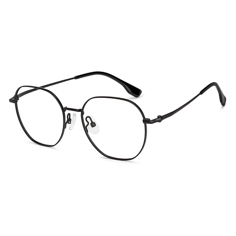 Lenskart Black Full Rim Geometric right side