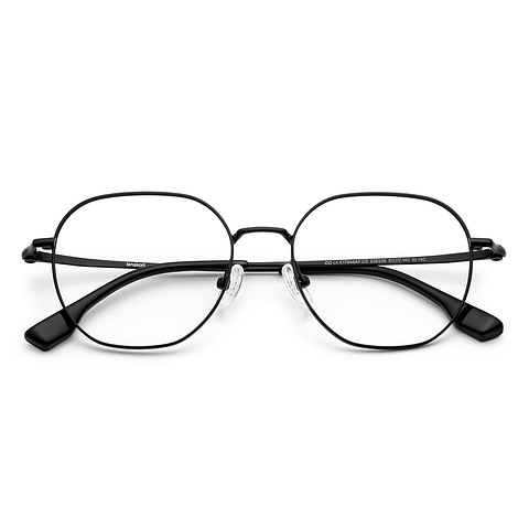 Lenskart Black Full Rim Geometric left side