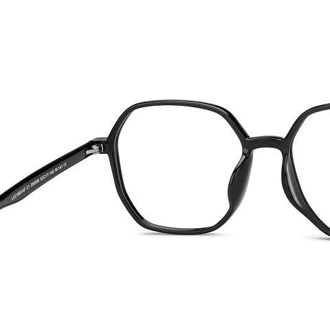 Lenskart Air Black Full Rim Geometric right side