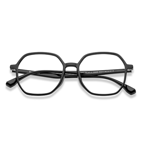 Lenskart Air Black Full Rim Geometric left side