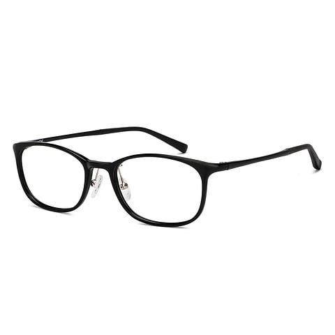 Lenskart Air Black Full Rim Oval left side