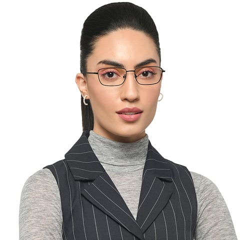 لينسكارت إير أونلاين أسود حافة كاملة المستطيل left side