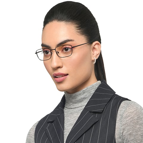 لينسكارت إير أونلاين أسود حافة كاملة المستطيل right side