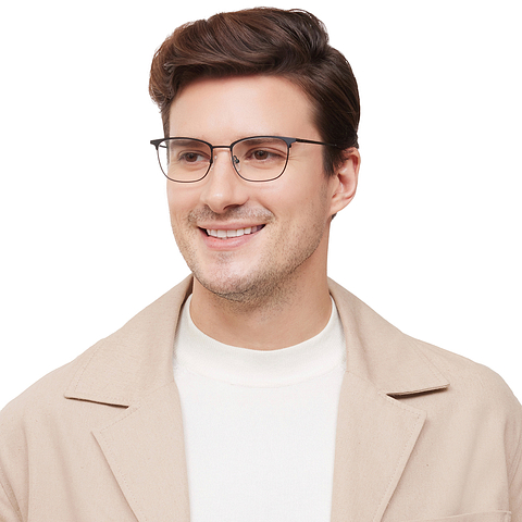 Lenskart Air Black Full Rim Rectangle right side