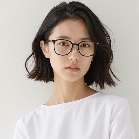 Lenskart Black Full Rim Rectangle right side