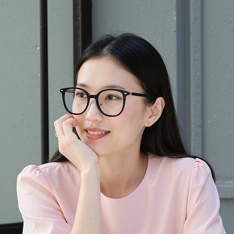 Lenskart Black Full Rim Rectangle right side