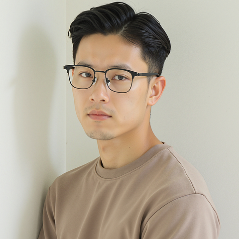 Lenskart Black Full Rim Square right side